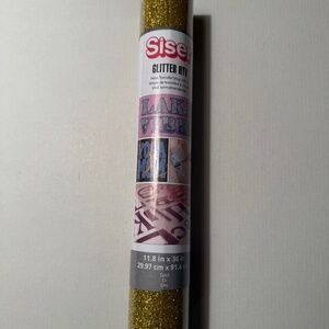Siser Glitter HTV, 11.8 in x 36 in., Gold